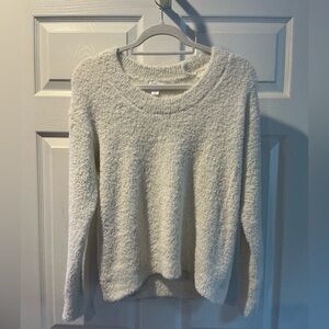 New no tags- white supper soft lounging long sleeve shirt- xs